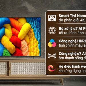 Smart Tivi NanoCell LG AI 4K 65 inch 65NANO80ASA