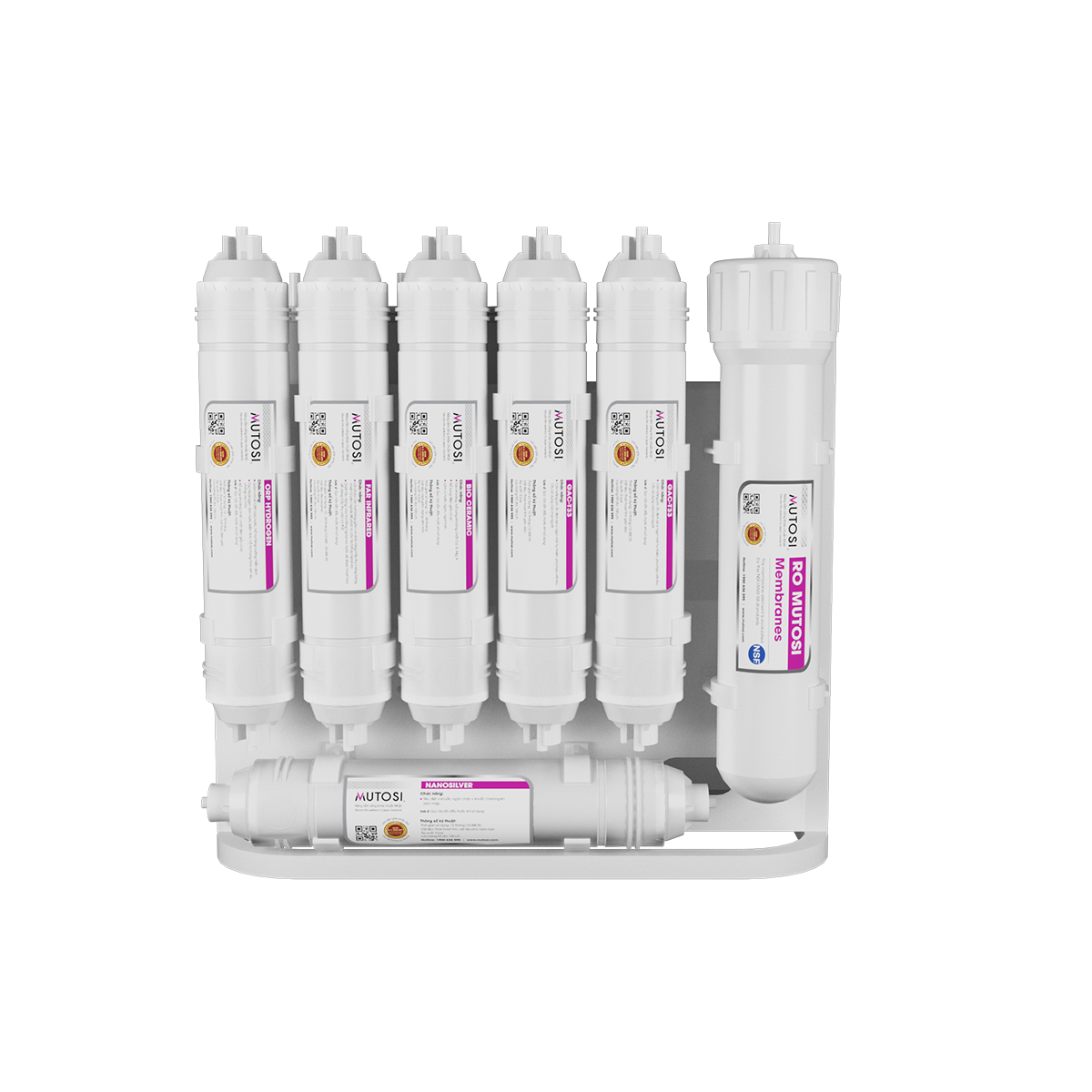 Máy lọc nước để gầm 10 lõi Mutosi MP-U1368