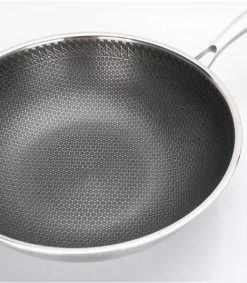 CHẢO ĐÁ CHỐNG DÍNH CAO CẤP SIZE 32 CÓ TAY CẦM, TẢN NHIỆT NHANH