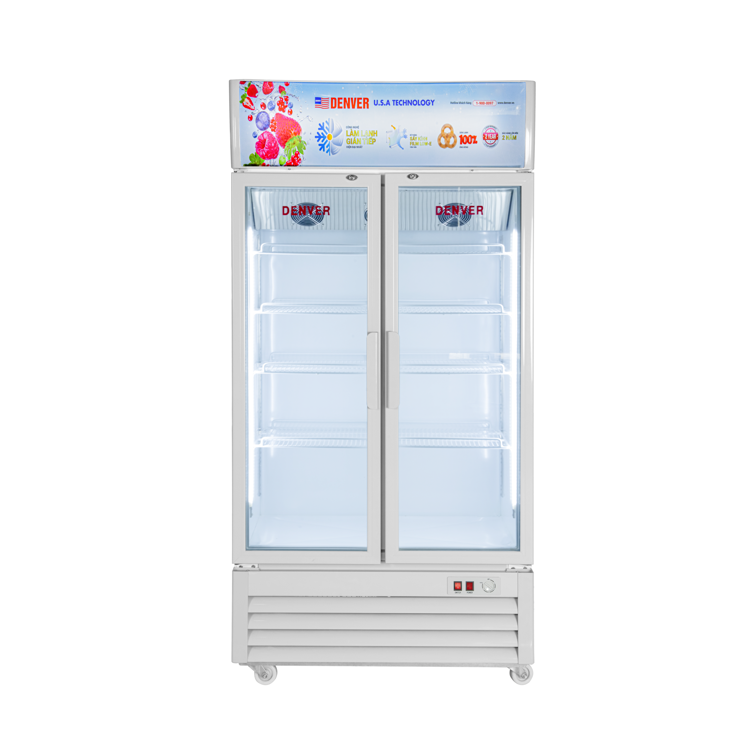 Tủ mát Denver TM 1680GTD
