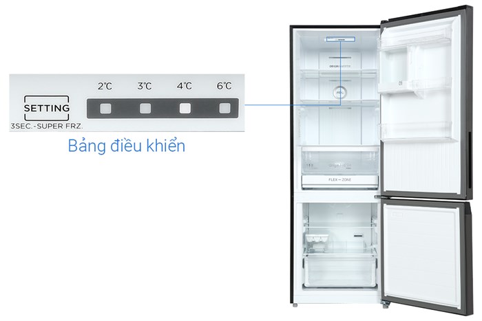 Tủ lạnh Toshiba Inverter 325 lít GR-RB410WE-PMV(37)-SG - Ảnh 6