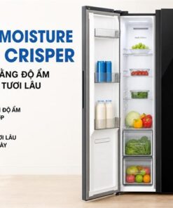 Tủ lạnh Hisense Inverter 544 lít Side By Side RS708N4EBU - Ảnh 3