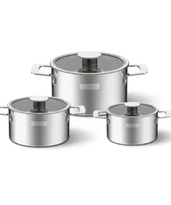 Bộ nồi Inox liền khối Elmich Hera EL8130IN size 16, 20, 22cm