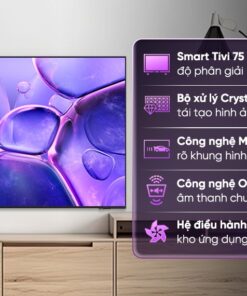 Smart Tivi Crystal UHD Samsung 4K 75 inch UA75U8500F