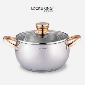 Nồi Inox 5 Đáy Cao Cấp Lock&King LK-3020
