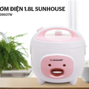 NỒI CƠM ĐIỆN 1.8L SUNHOUSE SHD8607W