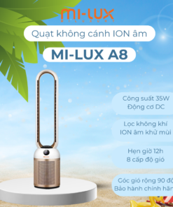 Quạt Không Cánh MI-LUX A8 lọc không khí