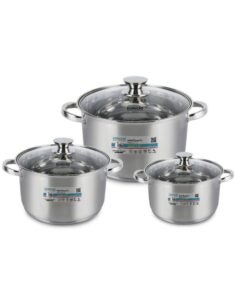 BỘ NỒI INOX 5 LỚP 6 MÓN KORICHI MODEL KRC-TP513
