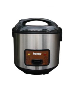 Nồi Cơm Điện Benny BR-30SV, Inox/Black, 1200W, 3 Lít