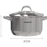 NỒI INOX 3 ĐÁY SUNHOUSE SHG301-20
