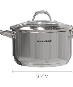 NỒI INOX 3 ĐÁY SUNHOUSE SHG301-20