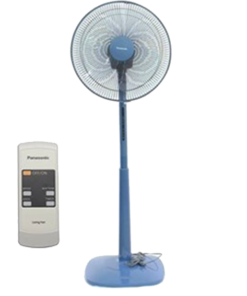 Quạt đứng Panasonic, màu xanh, có điều khiển F-409KB