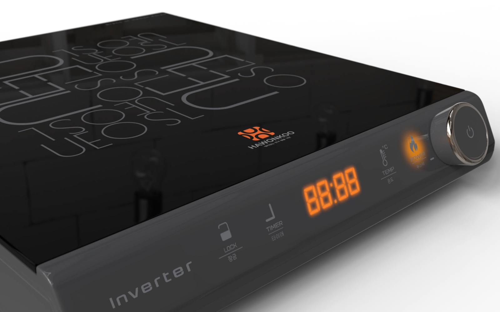 Bếp điện từ đơn kèm nồi 2 chi tiết Hawonkoo SEOUL-CEH-108-INVERTER
