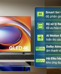 Smart Tivi QLED Toshiba AI 4K 75 inch 75M450RP