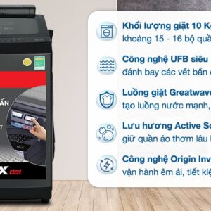 Máy giặt Toshiba Inverter 10 kg AW-DUM1100JV(SG)