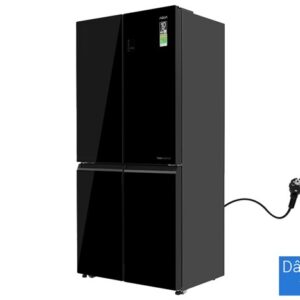Alternative view of Tủ lạnh Aqua Inverter 469 lít Multi Door AQR-M536XA(GB)