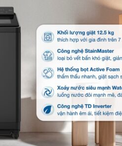 Máy giặt Panasonic Inverter 12.5 kg NA-FD125X3BV