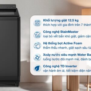 Máy giặt Panasonic Inverter 12.5 kg NA-FD125X3BV