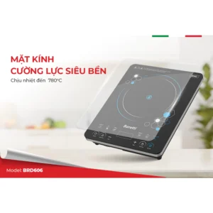 Bếp hồng ngoại cảm ứng Baretti BRD606 2000w không kén nồi