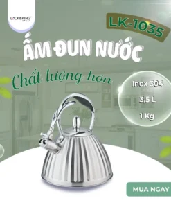 Ấm Đun Nước Lock&King Dung Tích 3.5L LK-1035 Inox 304