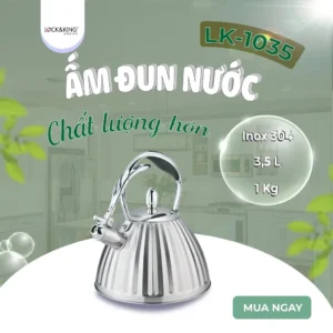 Ấm Đun Nước Lock&King Dung Tích 3.5L LK-1035 Inox 304