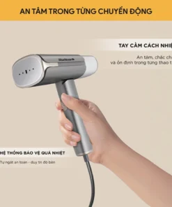 Bàn Ủi Hơi Nước Cầm Tay BlueStone GSB-4018 - Công Suất 1200W, Bình Nước 150ml - Làm Phẳng Quần Áo Nhanh, Chính Hãng - Ảnh 2