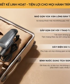 Bàn Ủi Hơi Nước Cầm Tay BlueStone GSB-4018 - Công Suất 1200W, Bình Nước 150ml - Làm Phẳng Quần Áo Nhanh, Chính Hãng - Ảnh 4