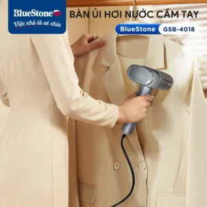 Bàn Ủi Hơi Nước Cầm Tay BlueStone GSB-4018 - Công Suất 1200W, Bình Nước 150ml - Làm Phẳng Quần Áo Nhanh, Chính Hãng
