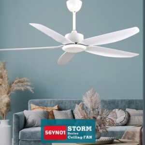 Quạt trần TCL 5 cánh TCL56-YN01(W) 50W màu trắng