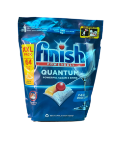 Viên rửa bát Finish Quantum gói 64 viên