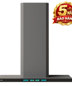 Máy hút mùi Kocher LUVIA ELITE chữ T 70cm công suất 1150m3/1h màu đen xám