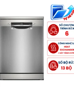 Máy rửa bát Bosch SMS4EVI04E serie 4, 13 bộ, tự động mở cửa, nhập khẩu Ba Lan - Ảnh 4