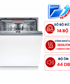Máy Rửa Chén Âm Tủ BOSCH SMV8YCX02E Serie 8