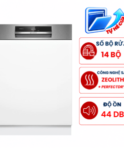 Máy rửa bát Bosch SMI8ZDS81T series 8 bán âm, sấy Zeolith, hé cửa Nhập Đức - Ảnh 5