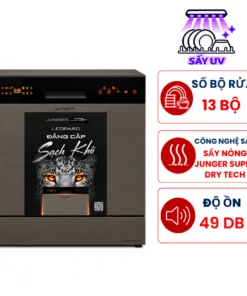 Máy rửa bát Junger Leopard DWJ-133-MS dòng độc lập 13 bộ