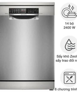 Alternative view of Máy rửa bát Bosch SMS6ZCI01P Series 6, 14 bộ có đèn, sấy Zeolith, nhập Đức